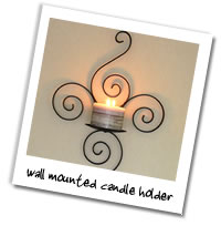 Metalcraft Gallery - Wall Mounted candle Holder