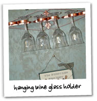 Metalcraft Gallery - Hangin Wine Galss Holder